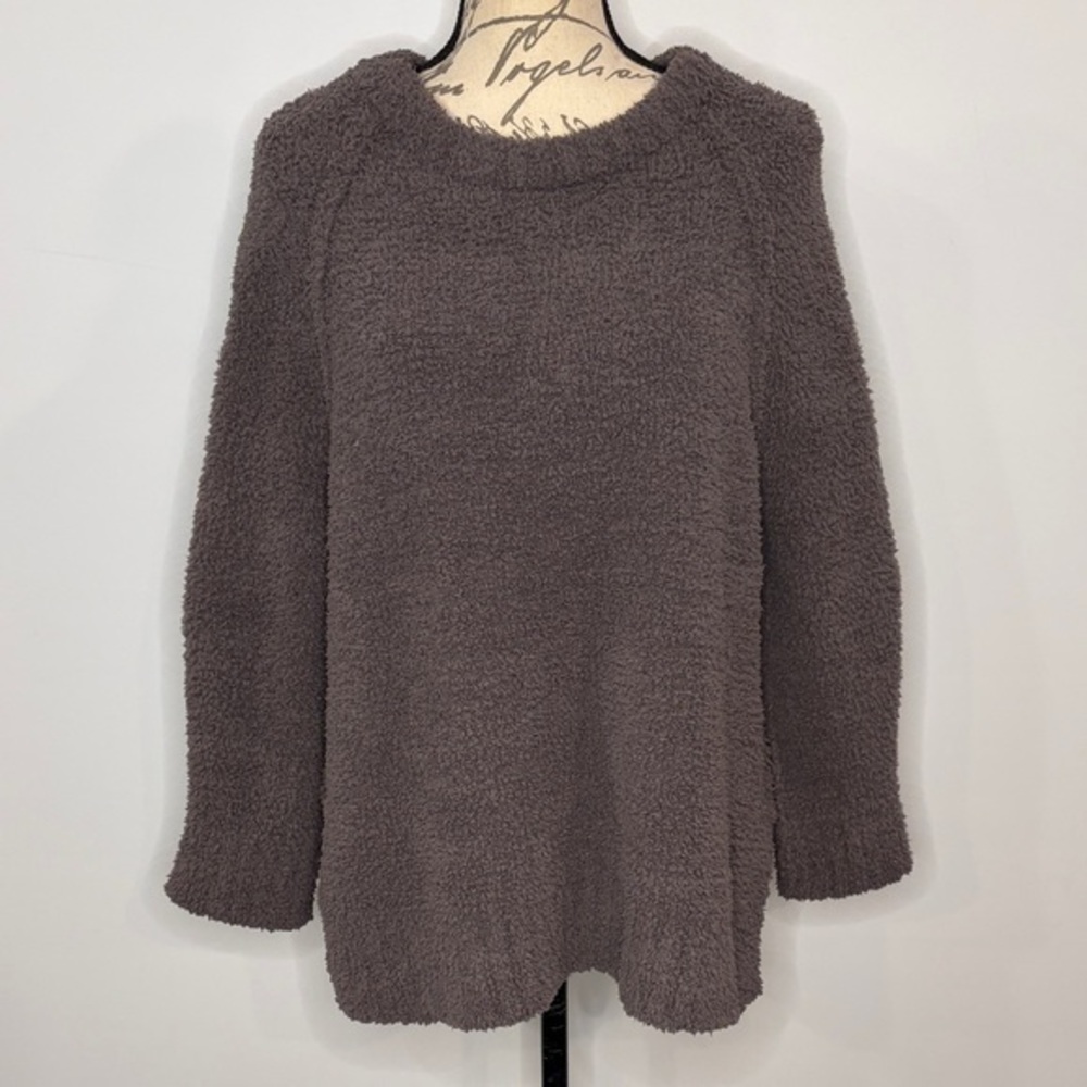 Altar’d State super plush teddy sweater raglan sleeves side slits relaxed fit S